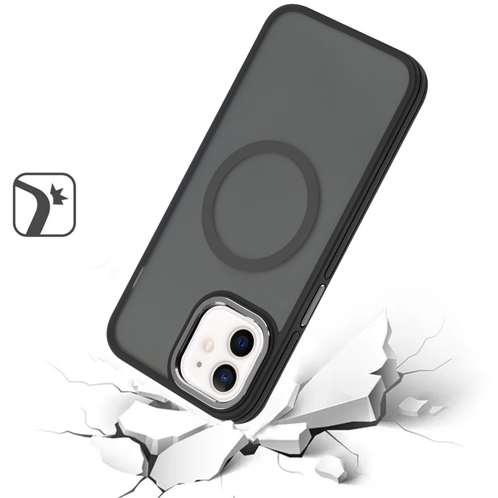 For Apple iPhone 16e Frosted Matte TPU Hybrid with MagSafe Compatible Case Cover - Picture 16 of 50