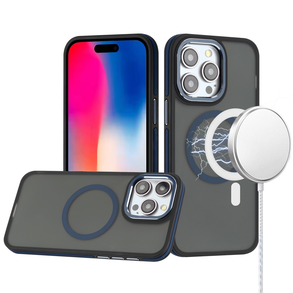 For Apple iPhone 16e Frosted Matte TPU Hybrid with MagSafe Compatible Case Cover - Picture 30 of 50