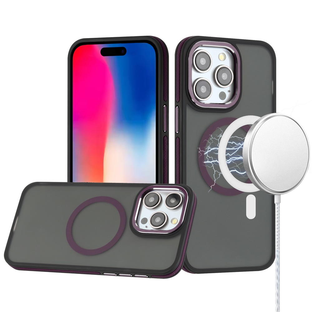 For Apple iPhone 16e Frosted Matte TPU Hybrid with MagSafe Compatible Case Cover - Picture 40 of 50