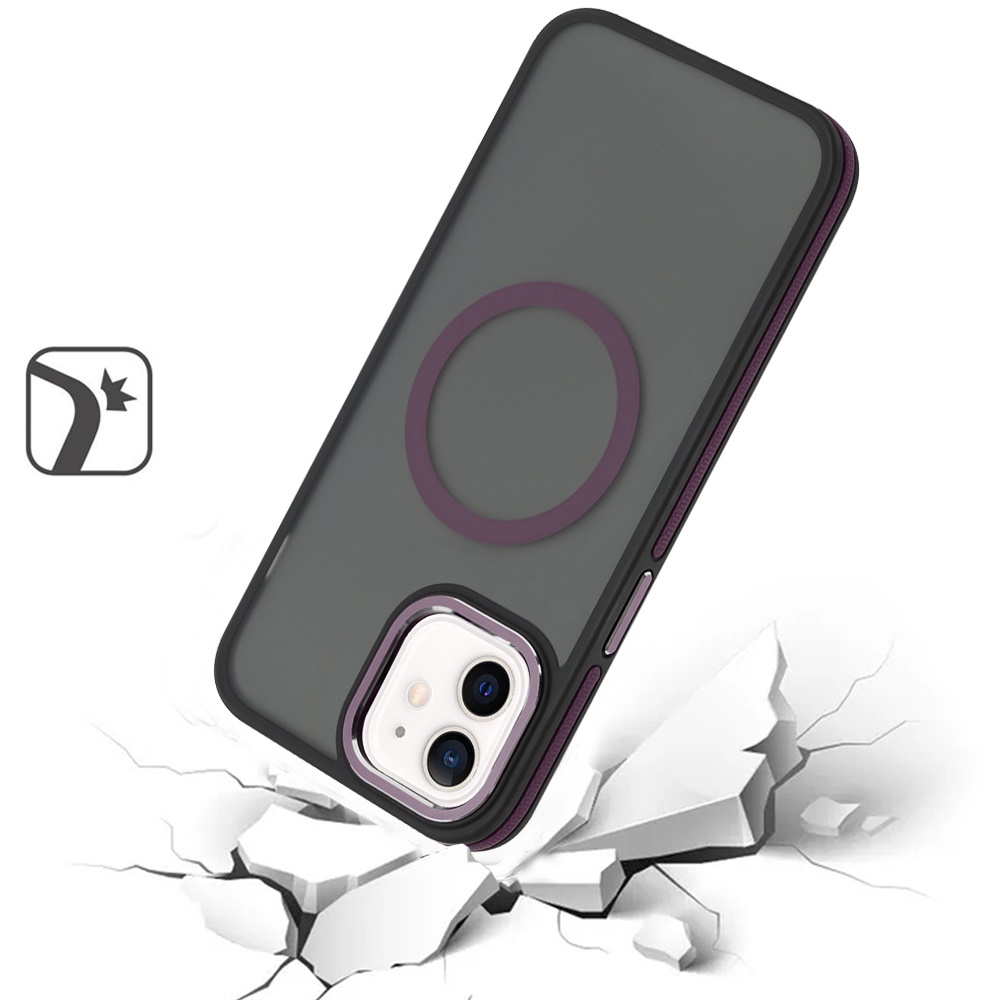 For Apple iPhone 16e Frosted Matte TPU Hybrid with MagSafe Compatible Case Cover - Picture 36 of 50