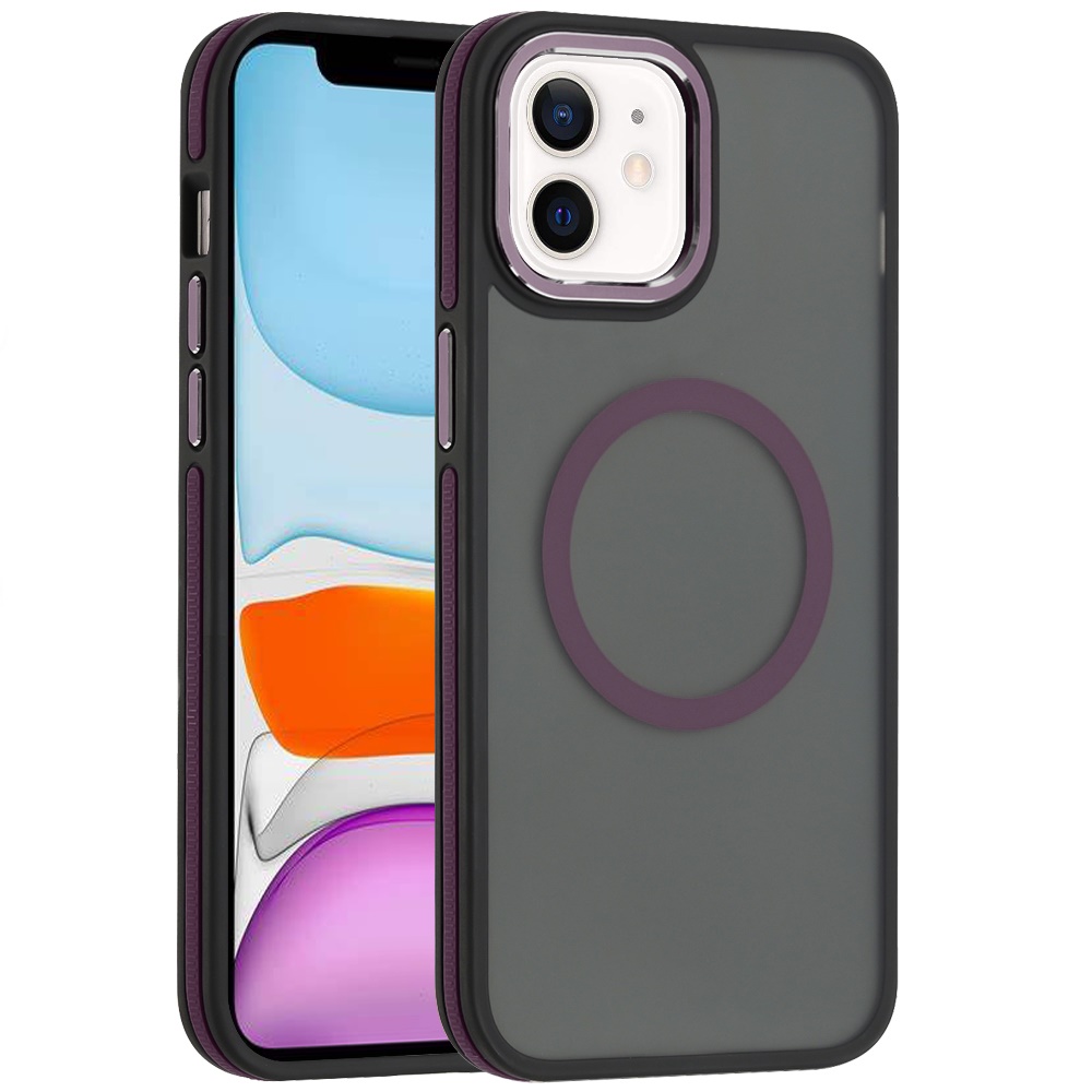 For Apple iPhone 16e Frosted Matte TPU Hybrid with MagSafe Compatible Case Cover - Picture 35 of 50