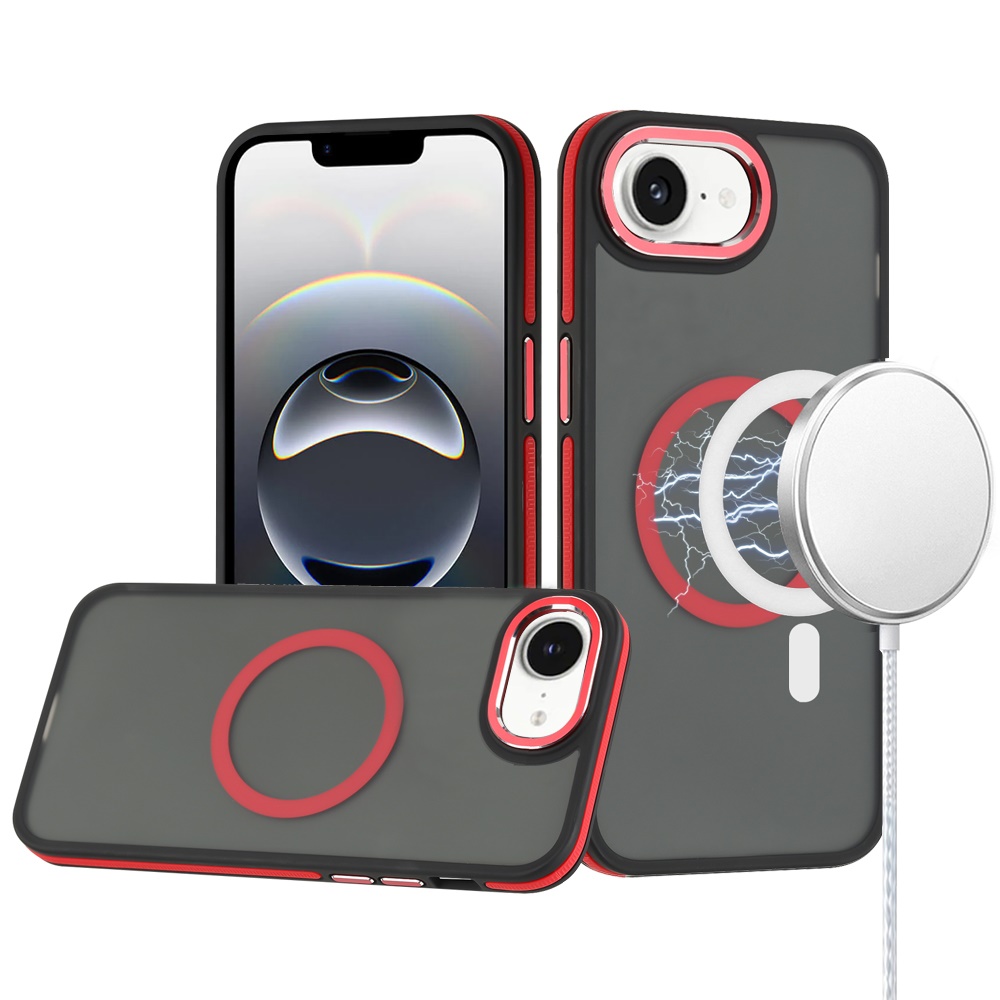 For Apple iPhone 16e Frosted Matte TPU Hybrid with MagSafe Compatible Case Cover - Picture 42 of 50