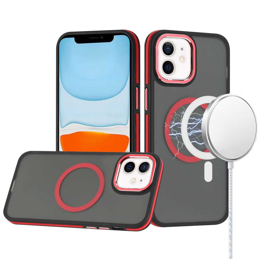 For Apple iPhone 16e Frosted Matte TPU Hybrid with MagSafe Compatible Case Cover - Picture 44 of 50