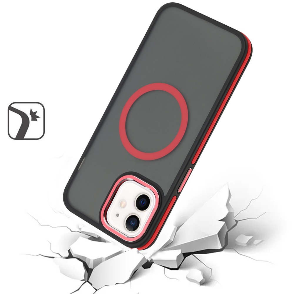 For Apple iPhone 16e Frosted Matte TPU Hybrid with MagSafe Compatible Case Cover - Picture 46 of 50