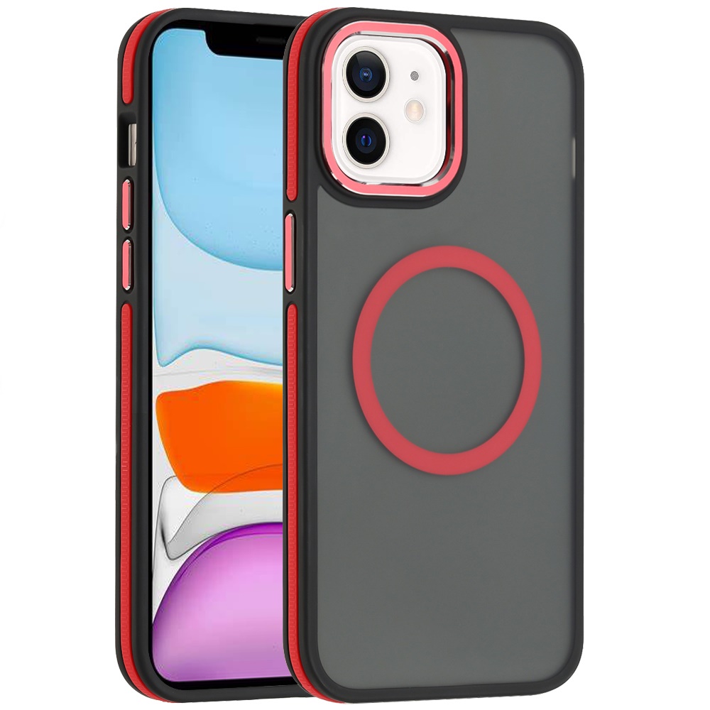 For Apple iPhone 16e Frosted Matte TPU Hybrid with MagSafe Compatible Case Cover - Picture 45 of 50