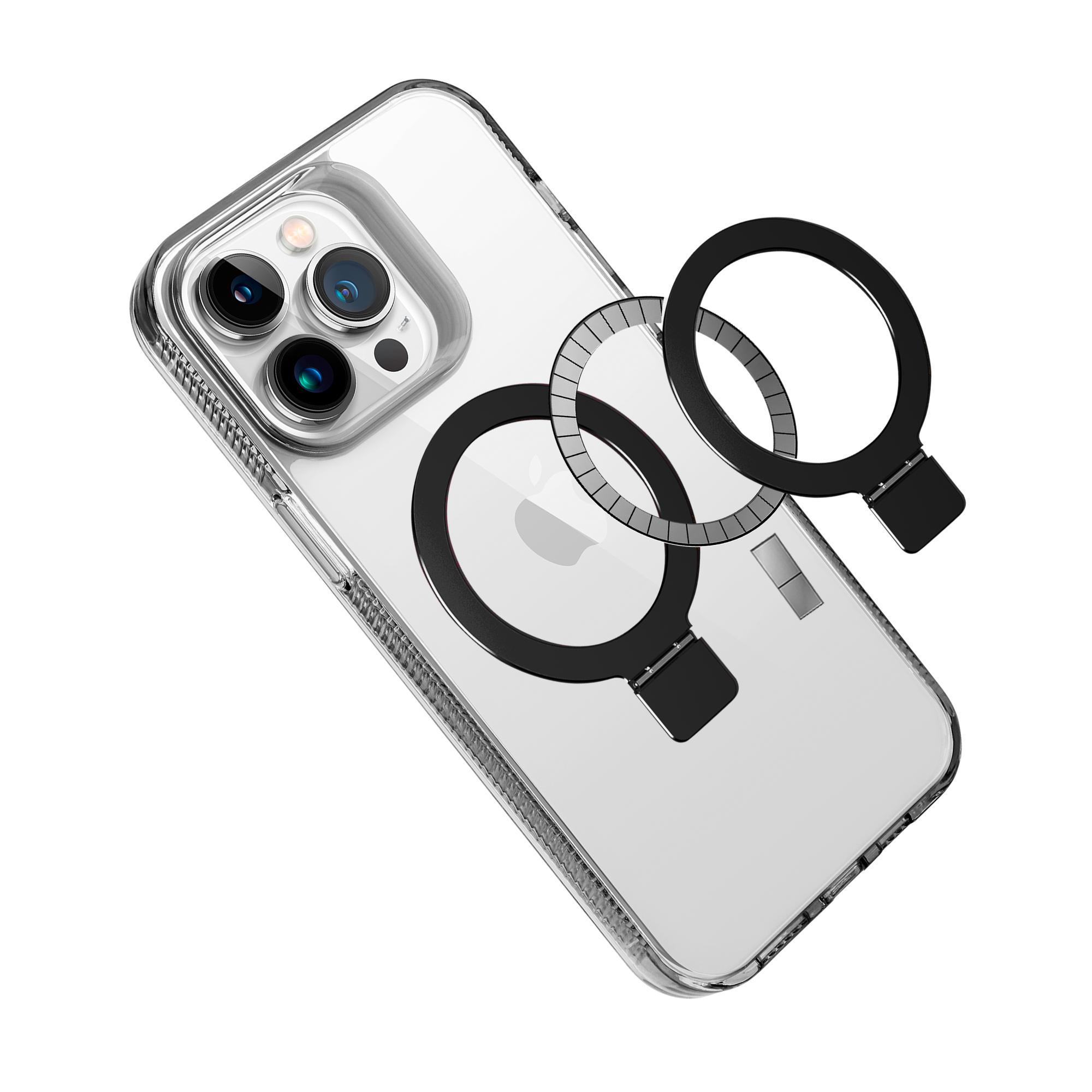 For Apple iPhone 16e Magnetic Ring Stand MagSafe Compatible Case Cover - Afbeelding 18 van 51
