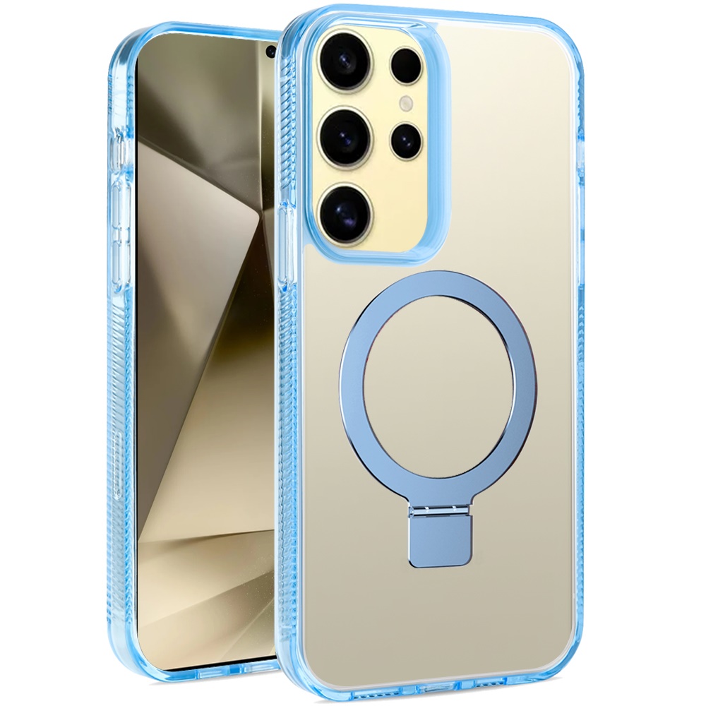 For Apple iPhone 16e Magnetic Ring Stand MagSafe Compatible Case Cover - Afbeelding 41 van 51