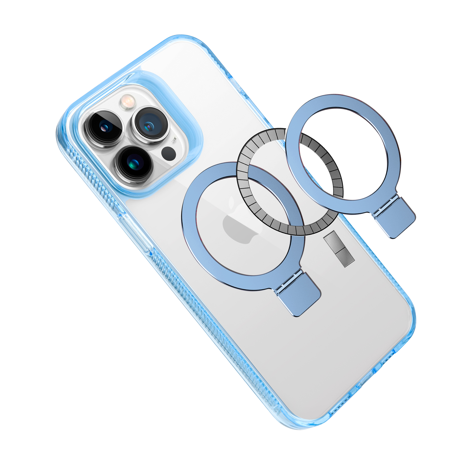 For Apple iPhone 16e Magnetic Ring Stand MagSafe Compatible Case Cover - Afbeelding 38 van 51