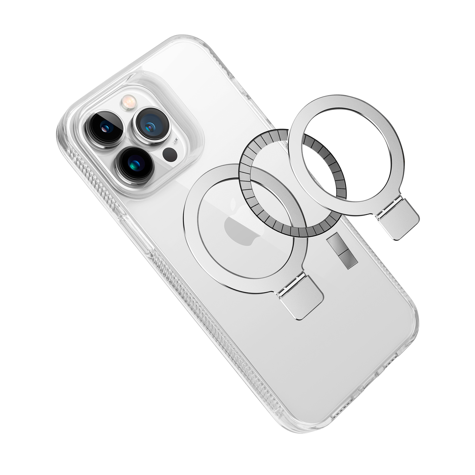 For Apple iPhone 16e Magnetic Ring Stand MagSafe Compatible Case Cover - Afbeelding 29 van 51