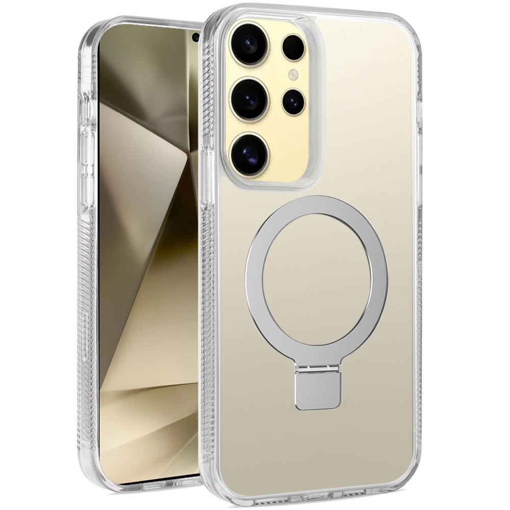 For Apple iPhone 16e Magnetic Ring Stand MagSafe Compatible Case Cover - Afbeelding 26 van 51