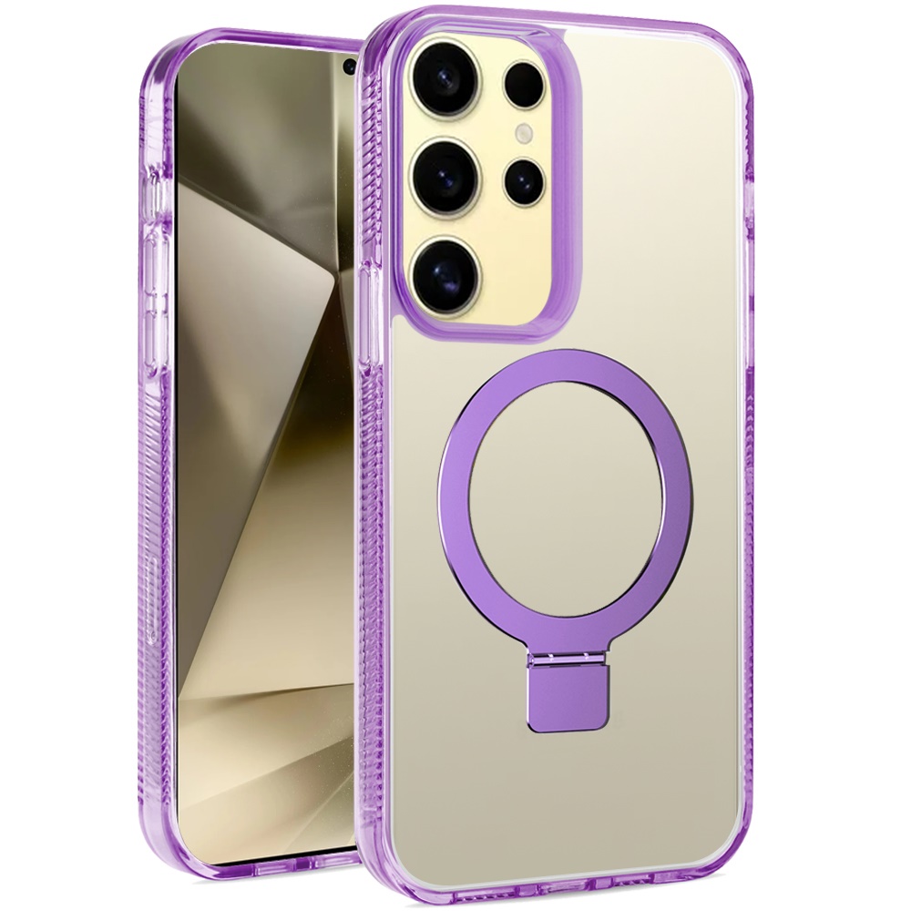 For Apple iPhone 16e Magnetic Ring Stand MagSafe Compatible Case Cover - Afbeelding 50 van 51