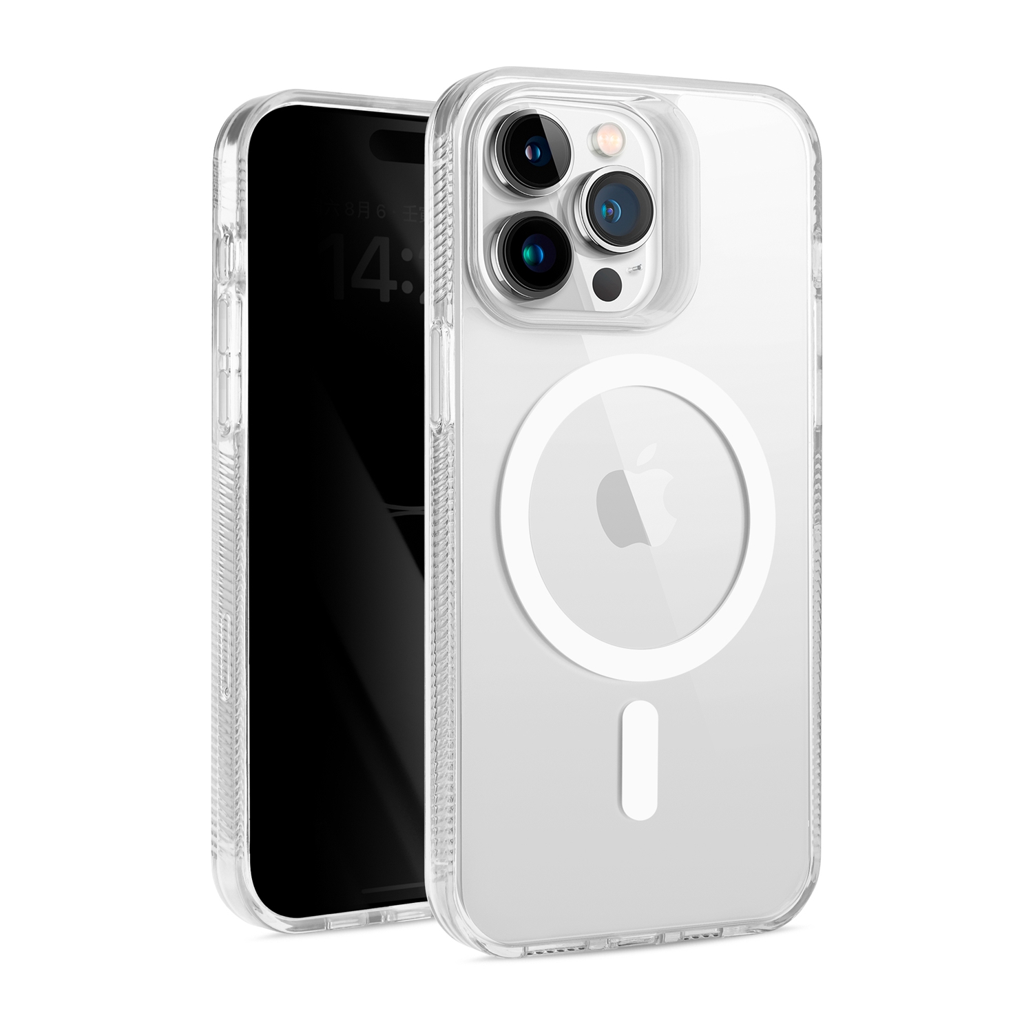 Für Apple iPhone 16e MagSafe Kompatibel Clean Hybrid Armor TPU Case Hülle - Bild 19 von 32