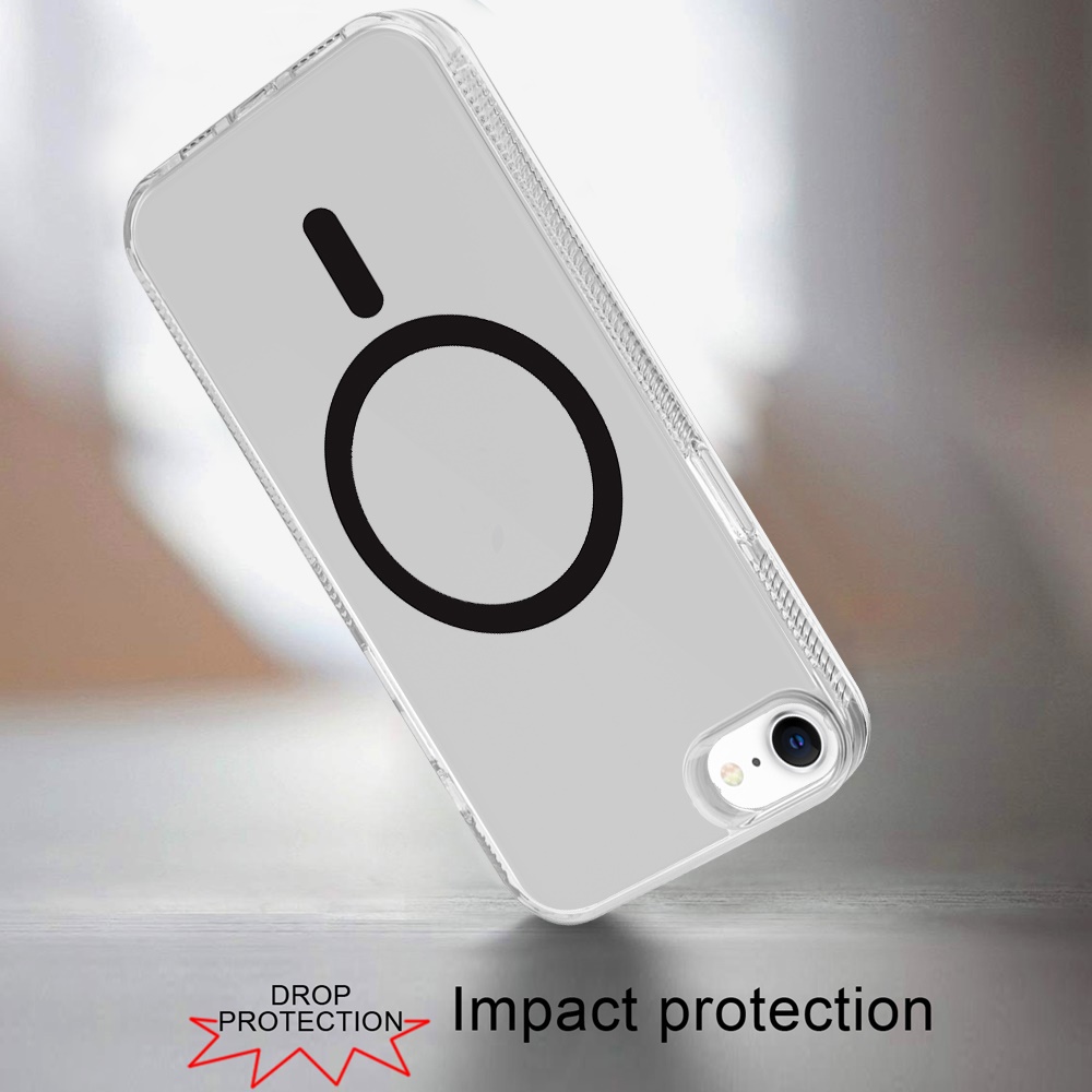 Für Apple iPhone 16e MagSafe Kompatibel Clean Hybrid Armor TPU Case Hülle - Bild 13 von 32