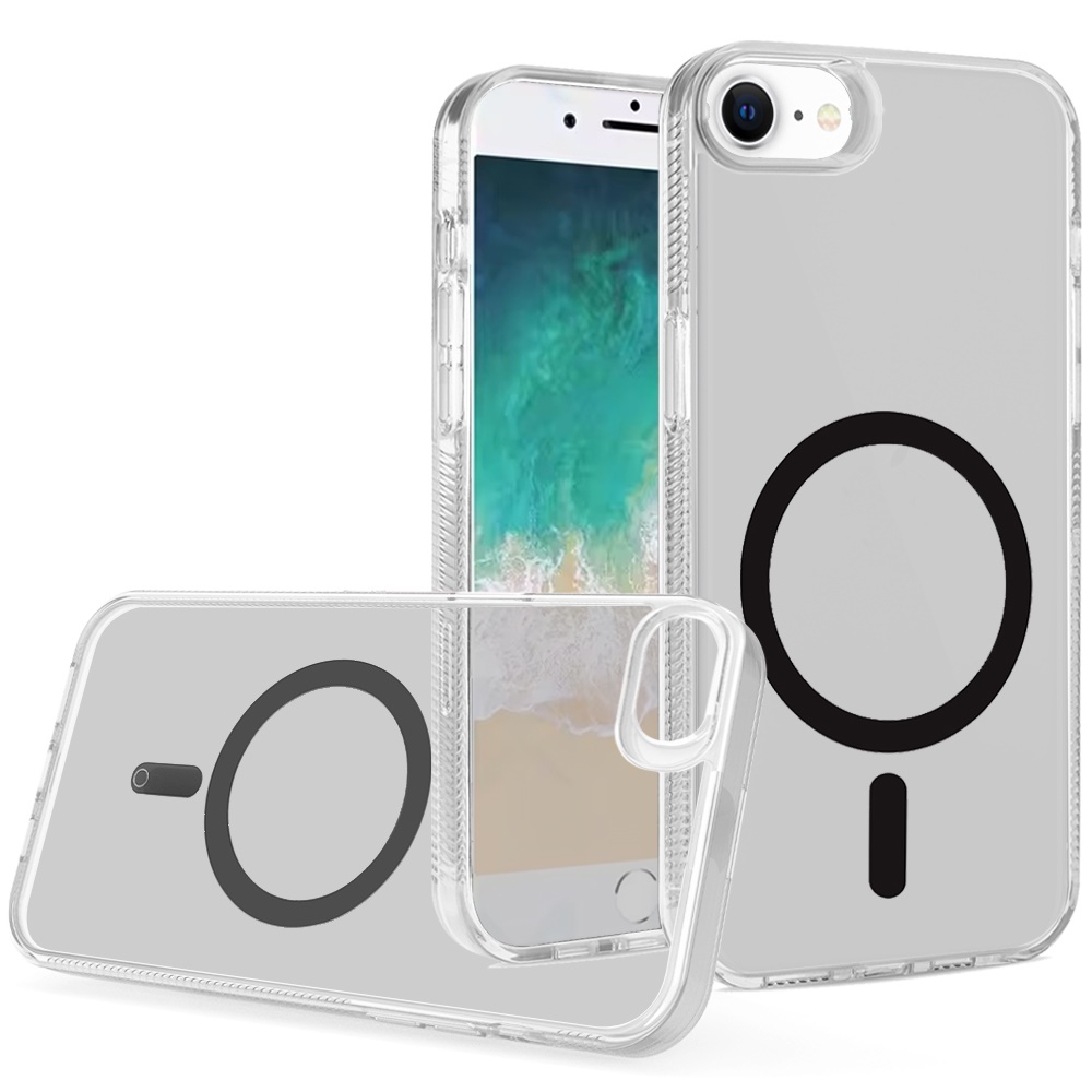 Für Apple iPhone 16e MagSafe Kompatibel Clean Hybrid Armor TPU Case Hülle - Bild 12 von 32