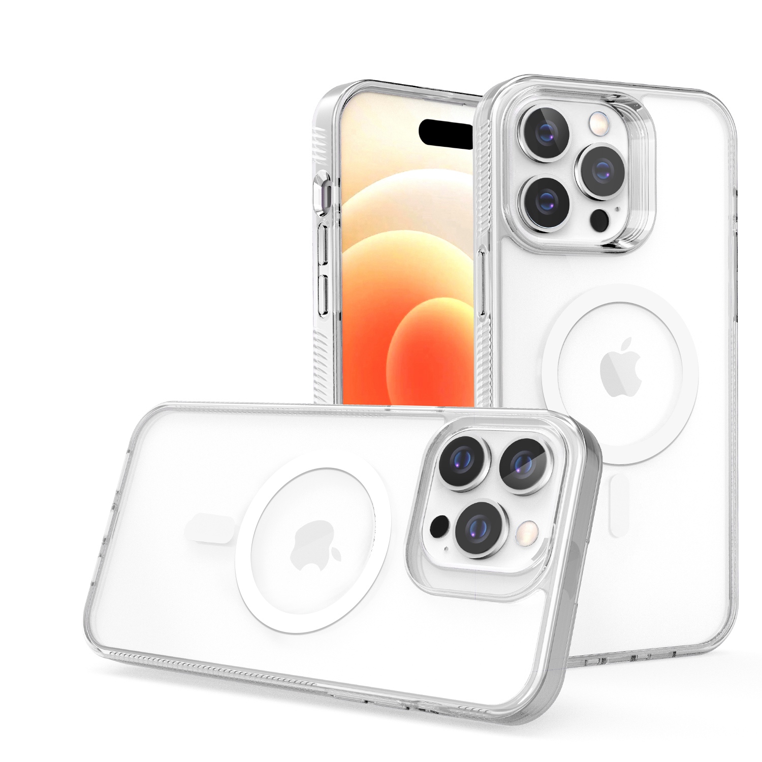 Für Apple iPhone 16e MagSafe Kompatibel Clean Hybrid Armor TPU Case Hülle - Bild 20 von 32