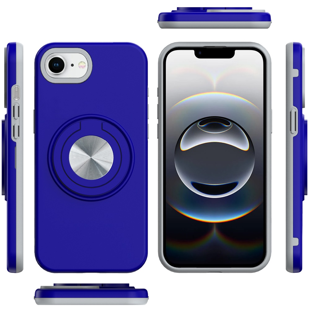 For Apple iPhone 16e Hybrid Case w/ Ring & Car Mount Case Cover - Picture 25 of 44