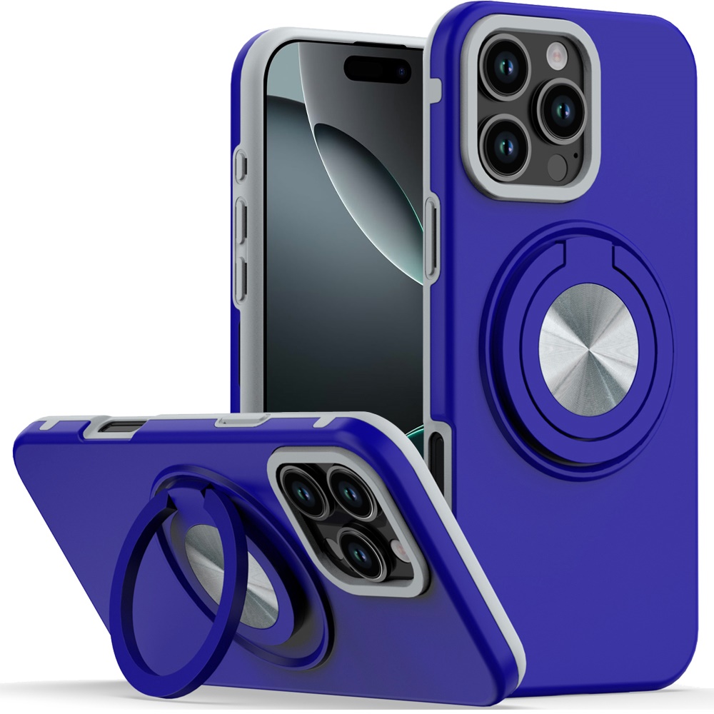 For Apple iPhone 16e Hybrid Case w/ Ring & Car Mount Case Cover - Picture 27 of 44