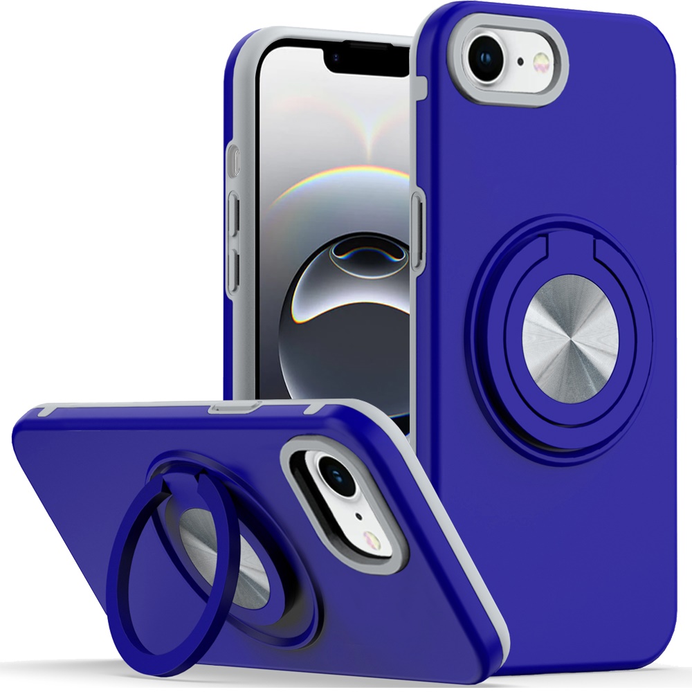 For Apple iPhone 16e Hybrid Case w/ Ring & Car Mount Case Cover - Picture 24 of 44