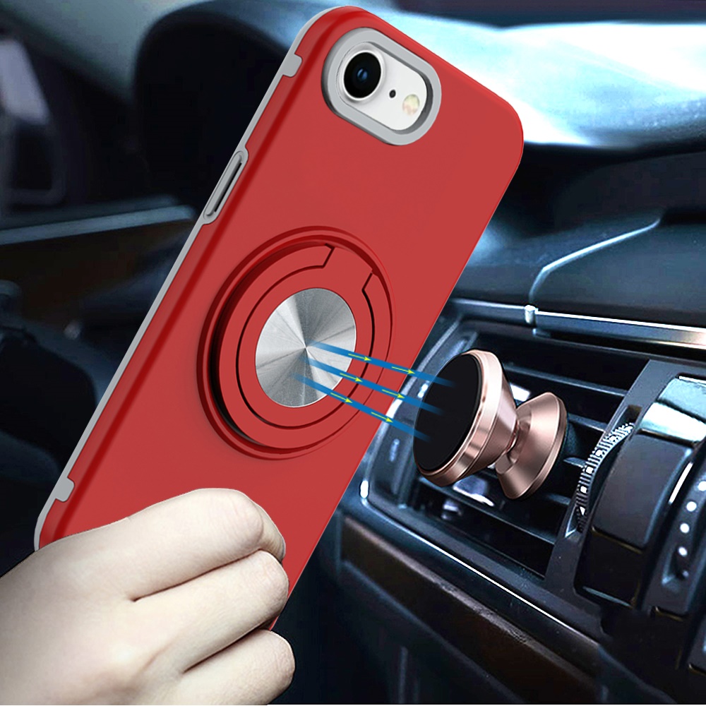 For Apple iPhone 16e Hybrid Case w/ Ring & Car Mount Case Cover - Picture 36 of 44