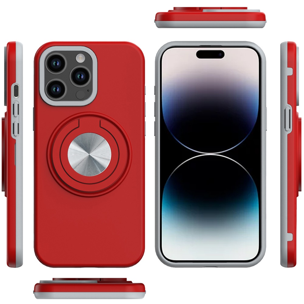 For Apple iPhone 16e Hybrid Case w/ Ring & Car Mount Case Cover - Picture 39 of 44