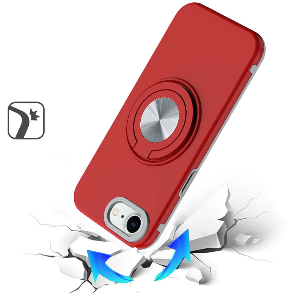 For Apple iPhone 16e Hybrid Case w/ Ring & Car Mount Case Cover - Picture 34 of 44