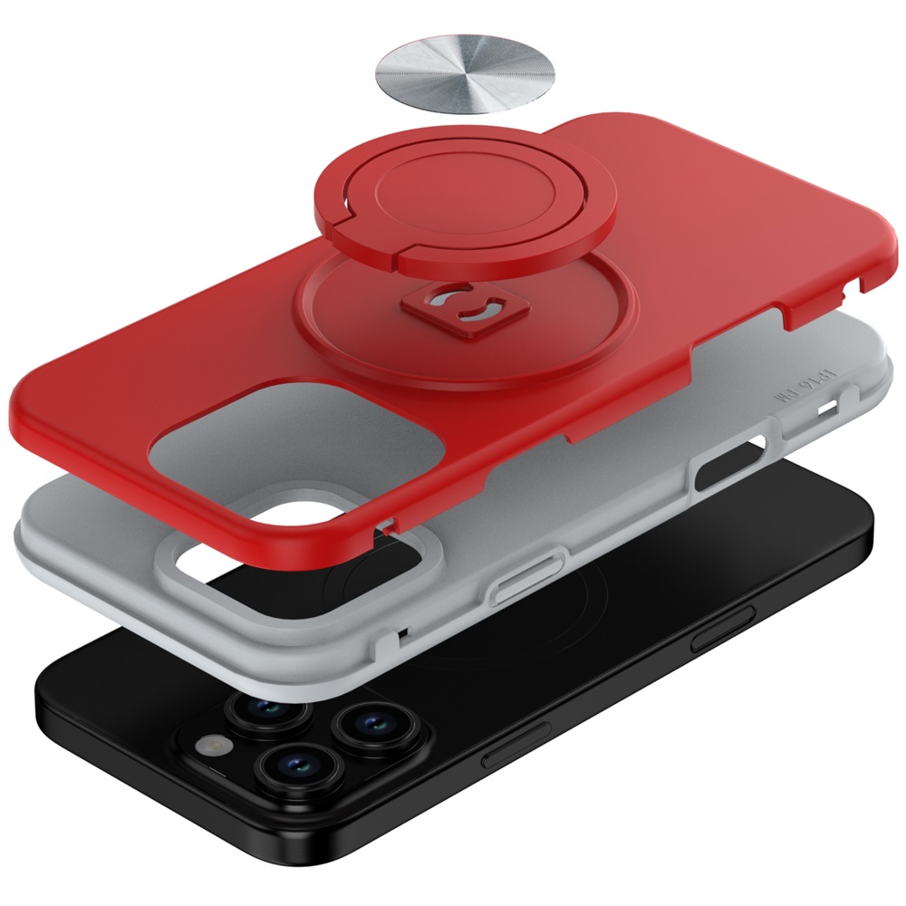 For Apple iPhone 16e Hybrid Case w/ Ring & Car Mount Case Cover - Picture 40 of 44