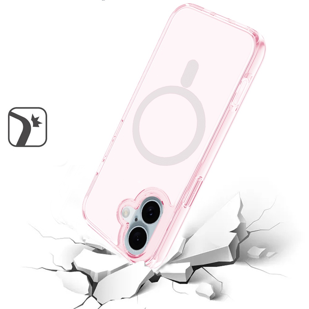 For Apple iPhone 16e MagSafe Compatible Clear TPU Rubber Hybrid Case Cover - Picture 28 of 39