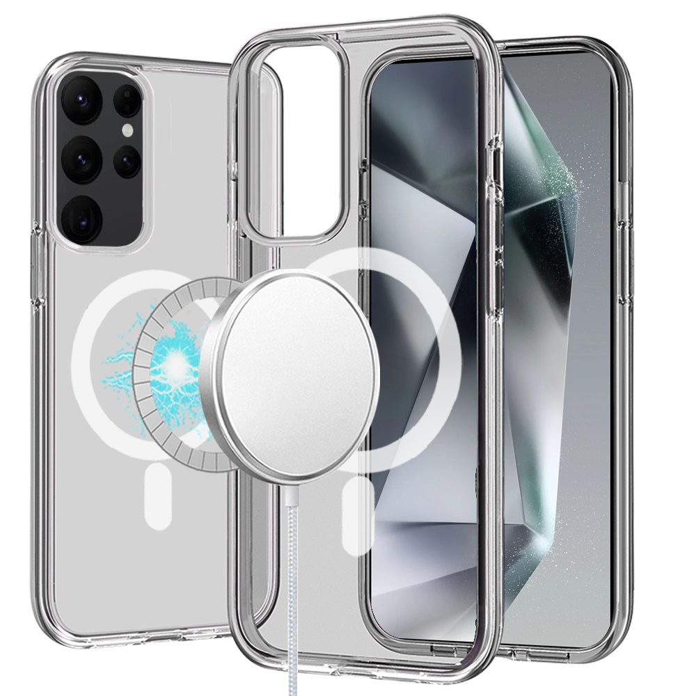For Apple iPhone 16e MagSafe Compatible Clear TPU Rubber Hybrid Case Cover - Picture 35 of 39