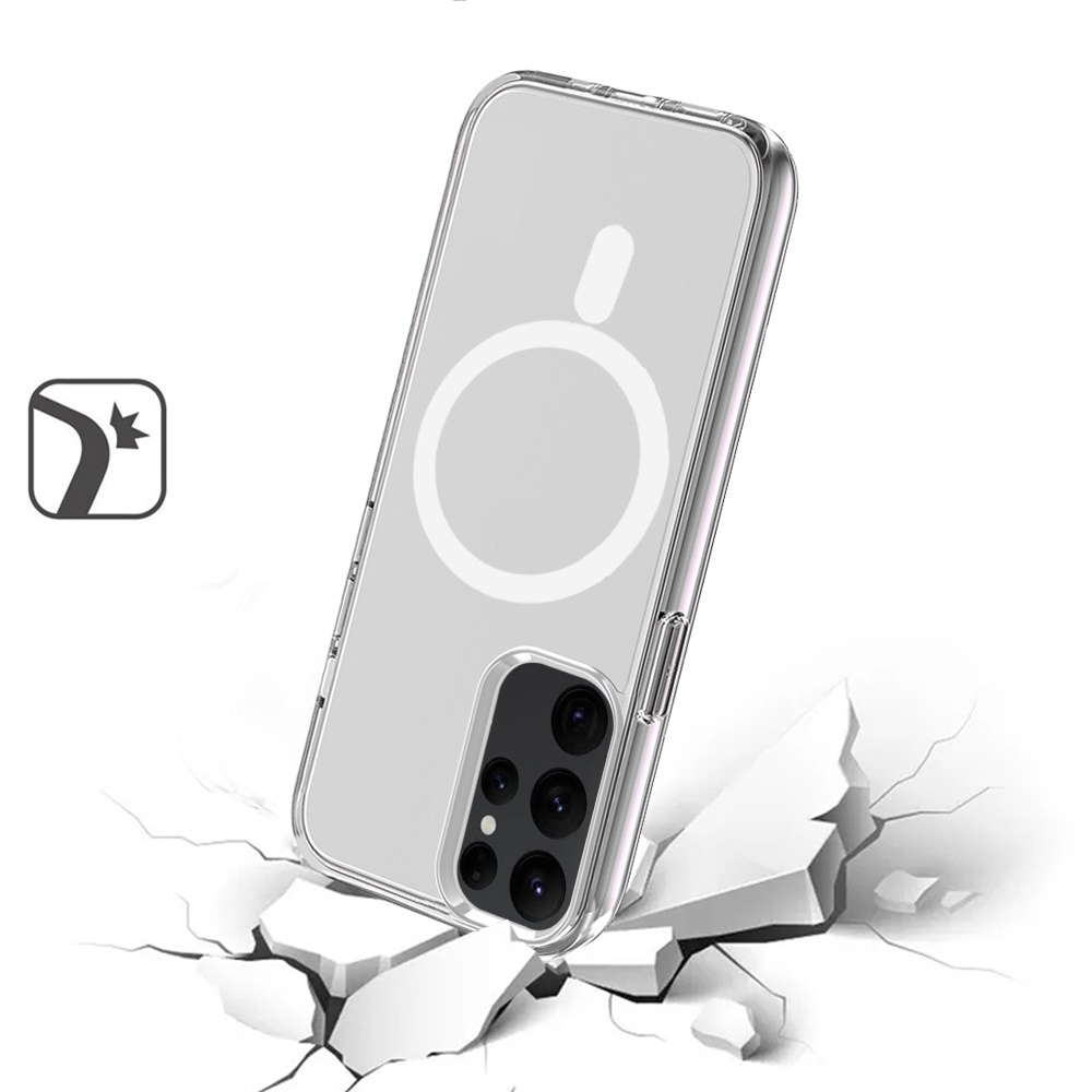 For Apple iPhone 16e MagSafe Compatible Clear TPU Rubber Hybrid Case Cover - Picture 37 of 39