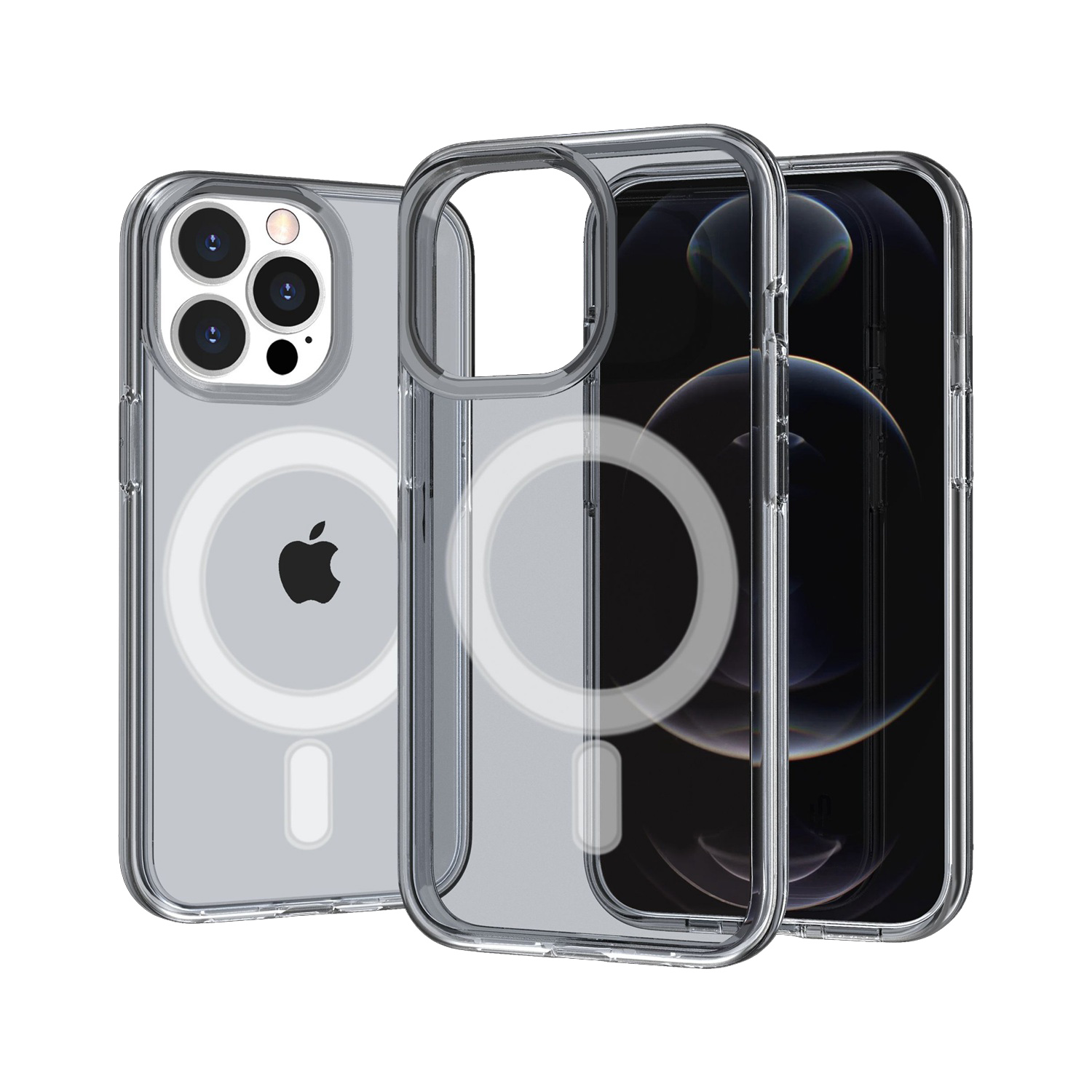 For Apple iPhone 16e MagSafe Compatible Clear TPU Rubber Hybrid Case Cover - Picture 34 of 39
