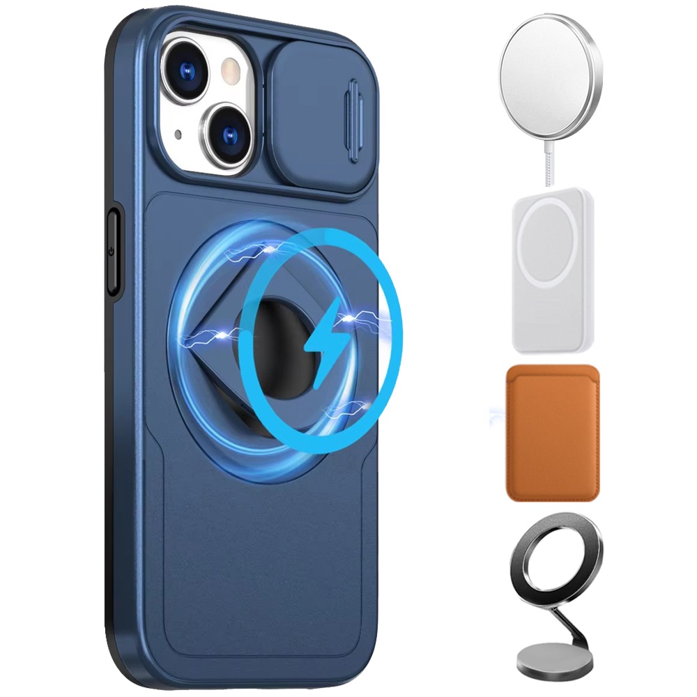 For Apple iPhone 16 Pro Full Coverage Camera MagSafe Compatible Ring Stand Case - Picture 36 of 40