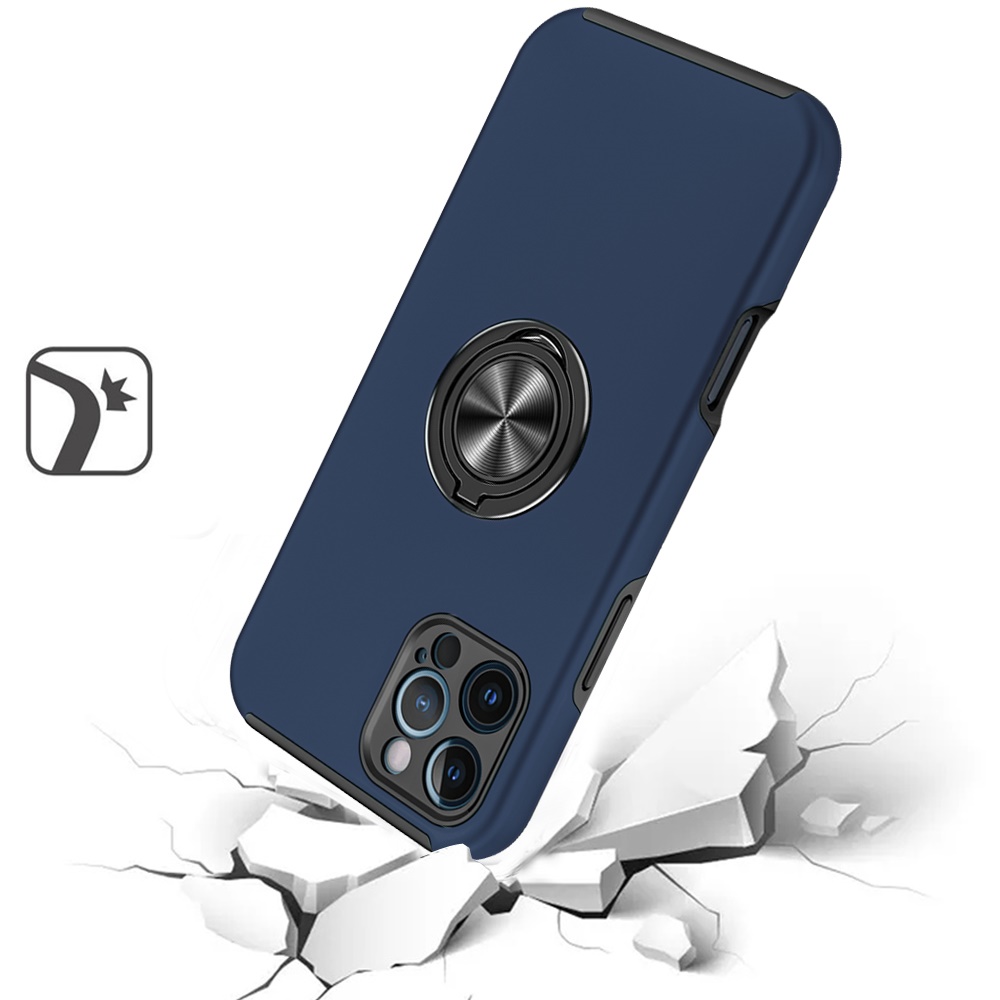 For Apple iPhone 16 Pro Hybrid Slim with Metal Invisible Ring Stand Case Cover - Picture 27 of 91