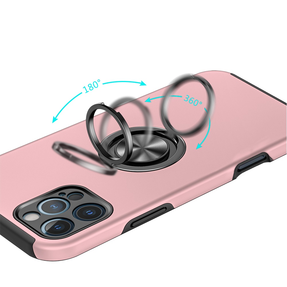 For Apple iPhone 16 Pro Hybrid Slim with Metal Invisible Ring Stand Case Cover - Picture 35 of 91