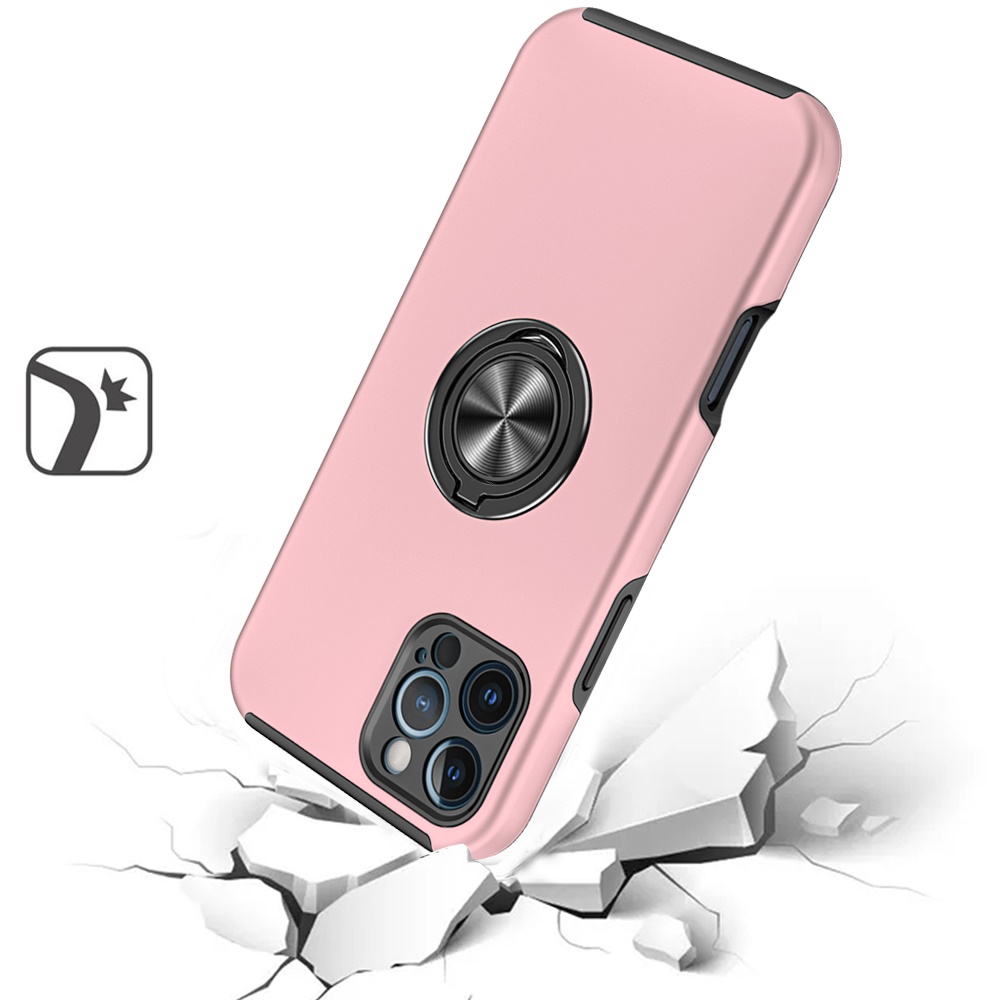 For Apple iPhone 16 Pro Hybrid Slim with Metal Invisible Ring Stand Case Cover - Picture 37 of 91
