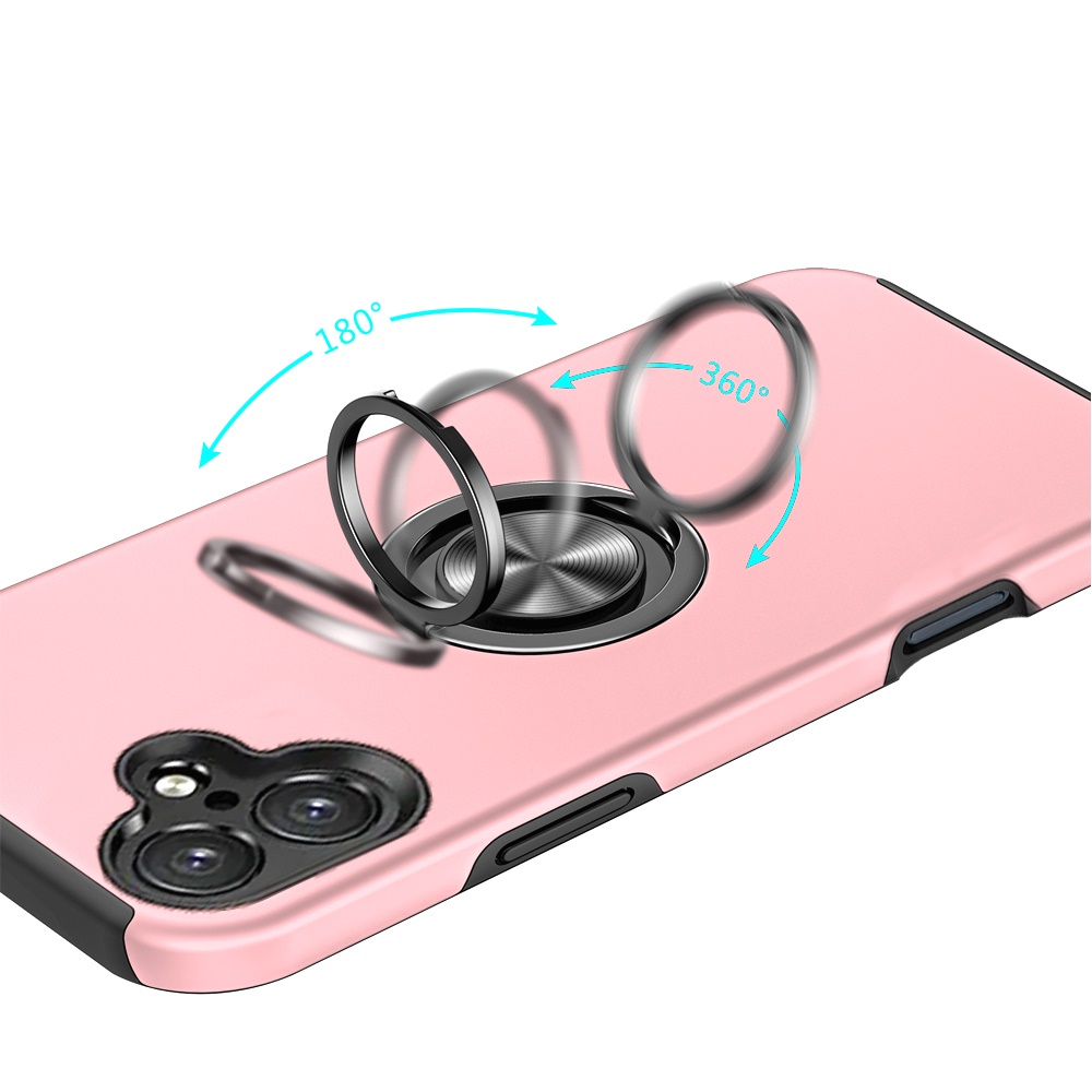 For Apple iPhone 16 Pro Hybrid Slim with Metal Invisible Ring Stand Case Cover - Picture 40 of 91