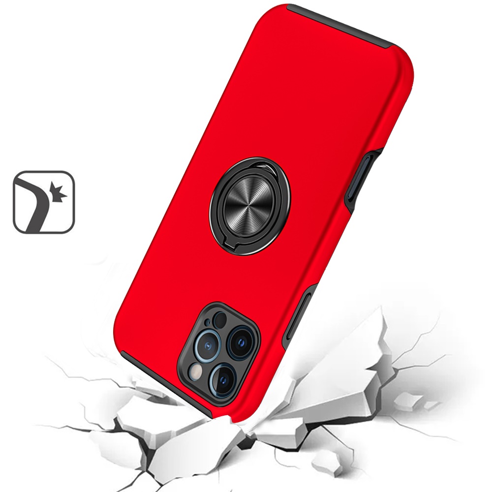 For Apple iPhone 16 Pro Hybrid Slim with Metal Invisible Ring Stand Case Cover - Picture 57 of 91