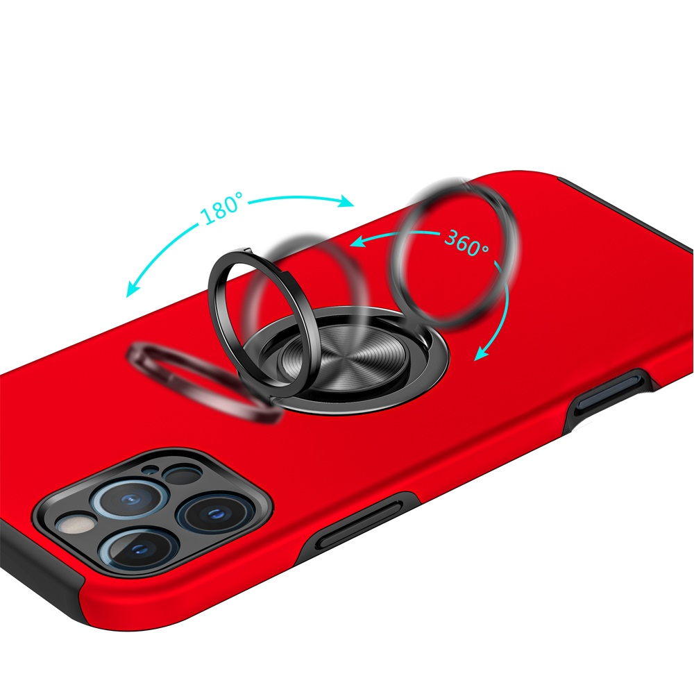 For Apple iPhone 16 Pro Hybrid Slim with Metal Invisible Ring Stand Case Cover - Picture 55 of 91