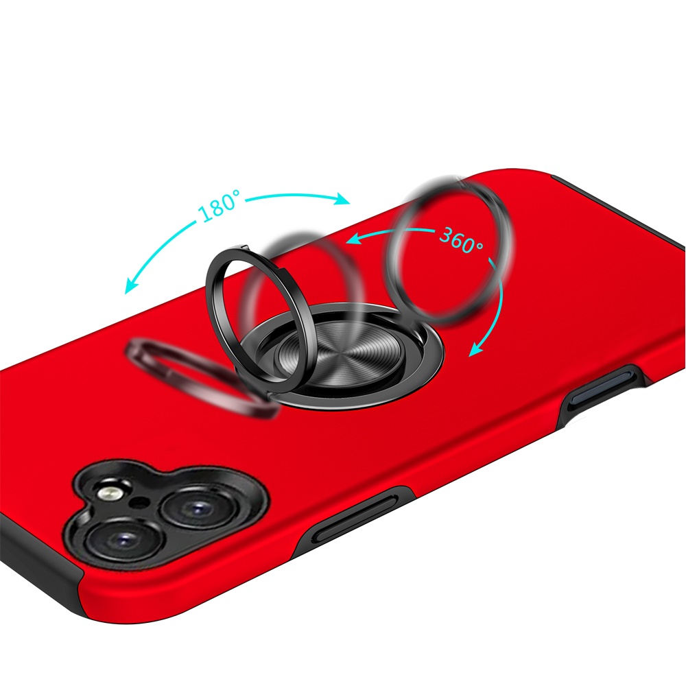 For Apple iPhone 16 Pro Hybrid Slim with Metal Invisible Ring Stand Case Cover - Picture 60 of 91