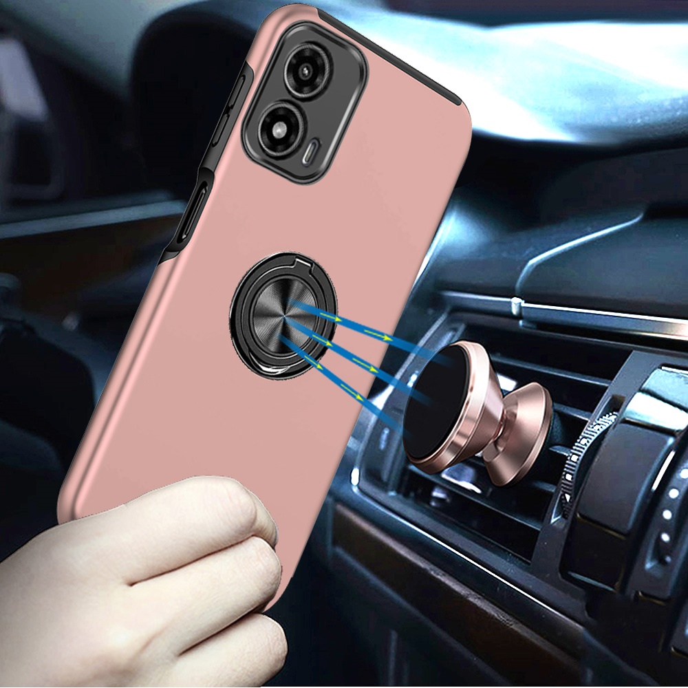 For Apple iPhone 16 Pro Hybrid Slim with Metal Invisible Ring Stand Case Cover - Picture 89 of 91
