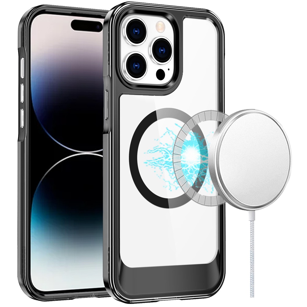 Funda Carcasa Híbrida TPU Delgada Transparente Compatible con Magsafe para iPhone 16 Pro Max - Imagen 13 de 27