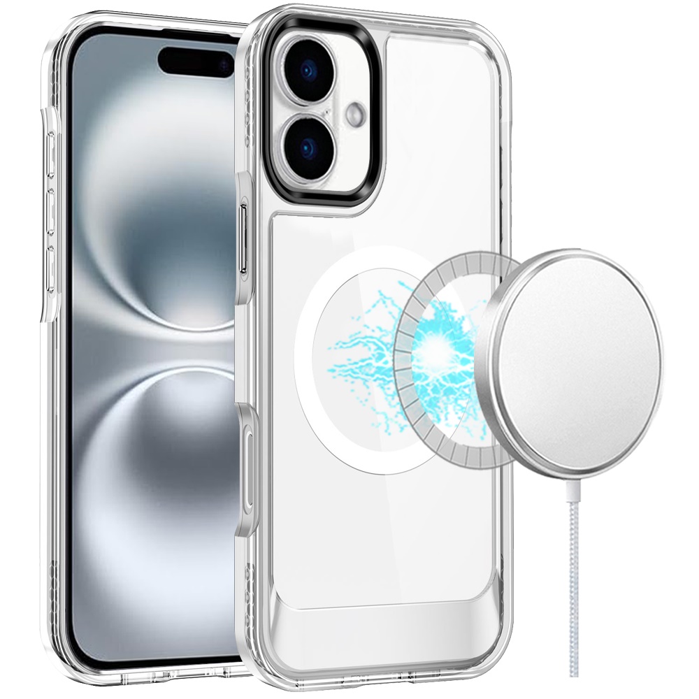 Funda Carcasa Híbrida TPU Delgada Transparente Compatible con Magsafe para iPhone 16 Pro Max - Imagen 25 de 27