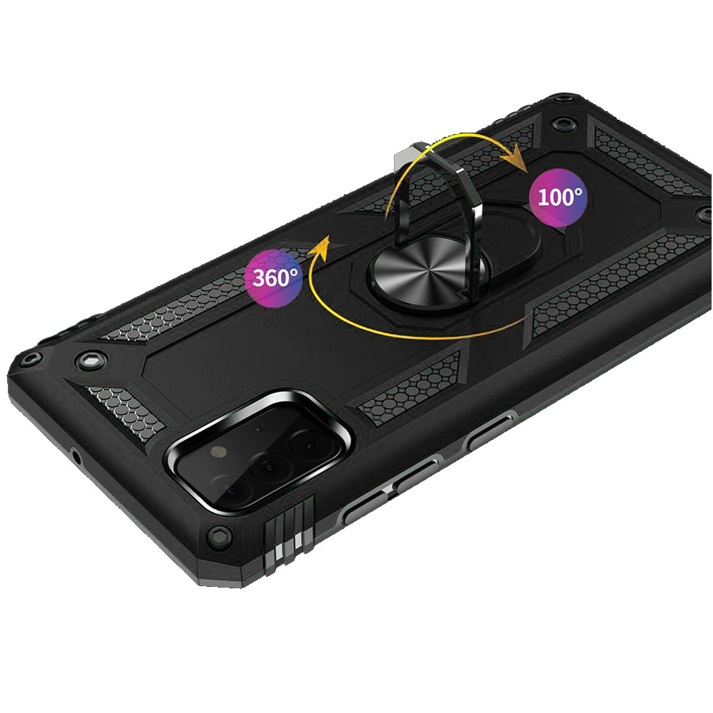 For Apple iPhone 16 Plus Armor Hybrid 360 Rotatable Ring Stand Holder Case Cover - Picture 15 of 48