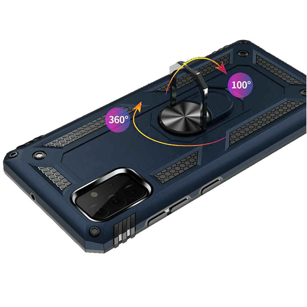 For Apple iPhone 16 Plus Armor Hybrid 360 Rotatable Ring Stand Holder Case Cover - Picture 23 of 48