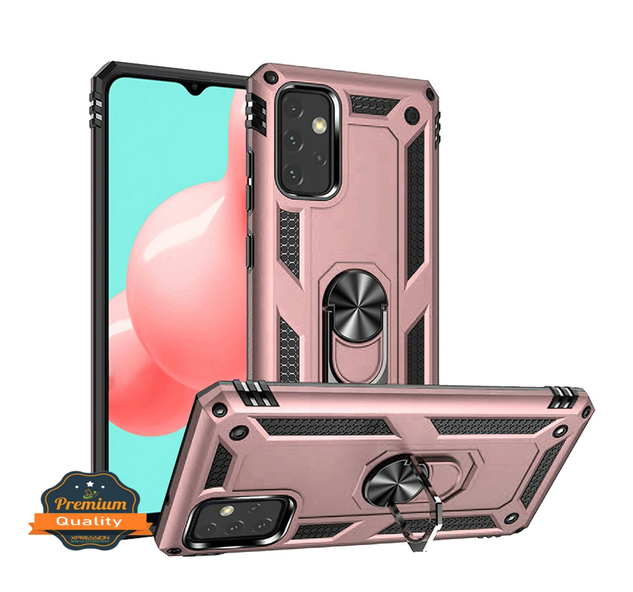 For Apple iPhone 16 Plus Armor Hybrid 360 Rotatable Ring Stand Holder Case Cover - Picture 40 of 48