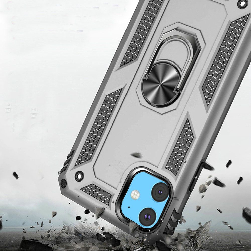 For Apple iPhone 16 Plus Armor Hybrid 360 Rotatable Ring Stand Holder Case Cover - Picture 46 of 48