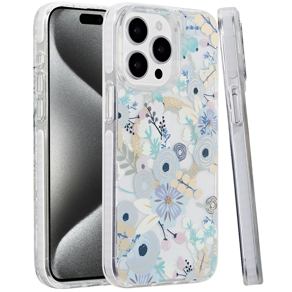 For Apple iPhone 16 Plus Floral Design Hybrid Compatible with Magsafe Case Cover - Picture 11 of 95