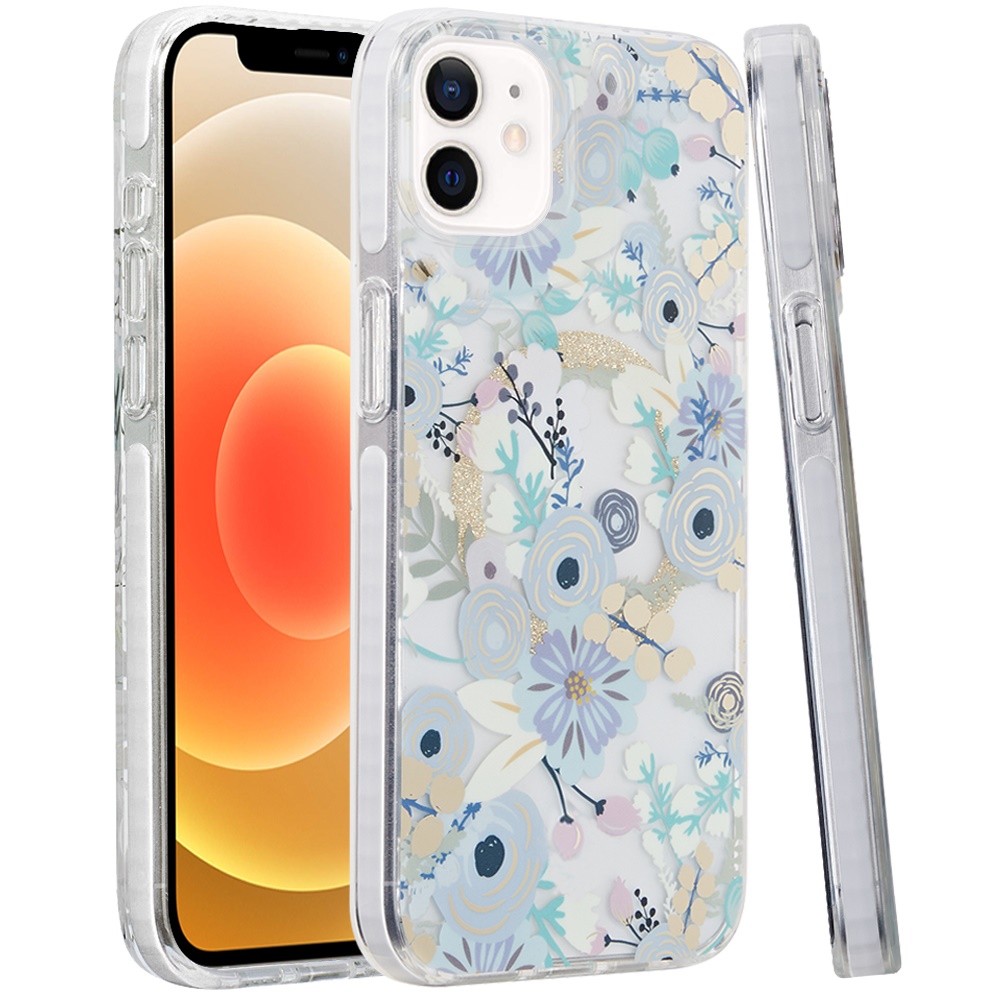 For Apple iPhone 16 Plus Floral Design Hybrid Compatible with Magsafe Case Cover - Picture 15 of 95