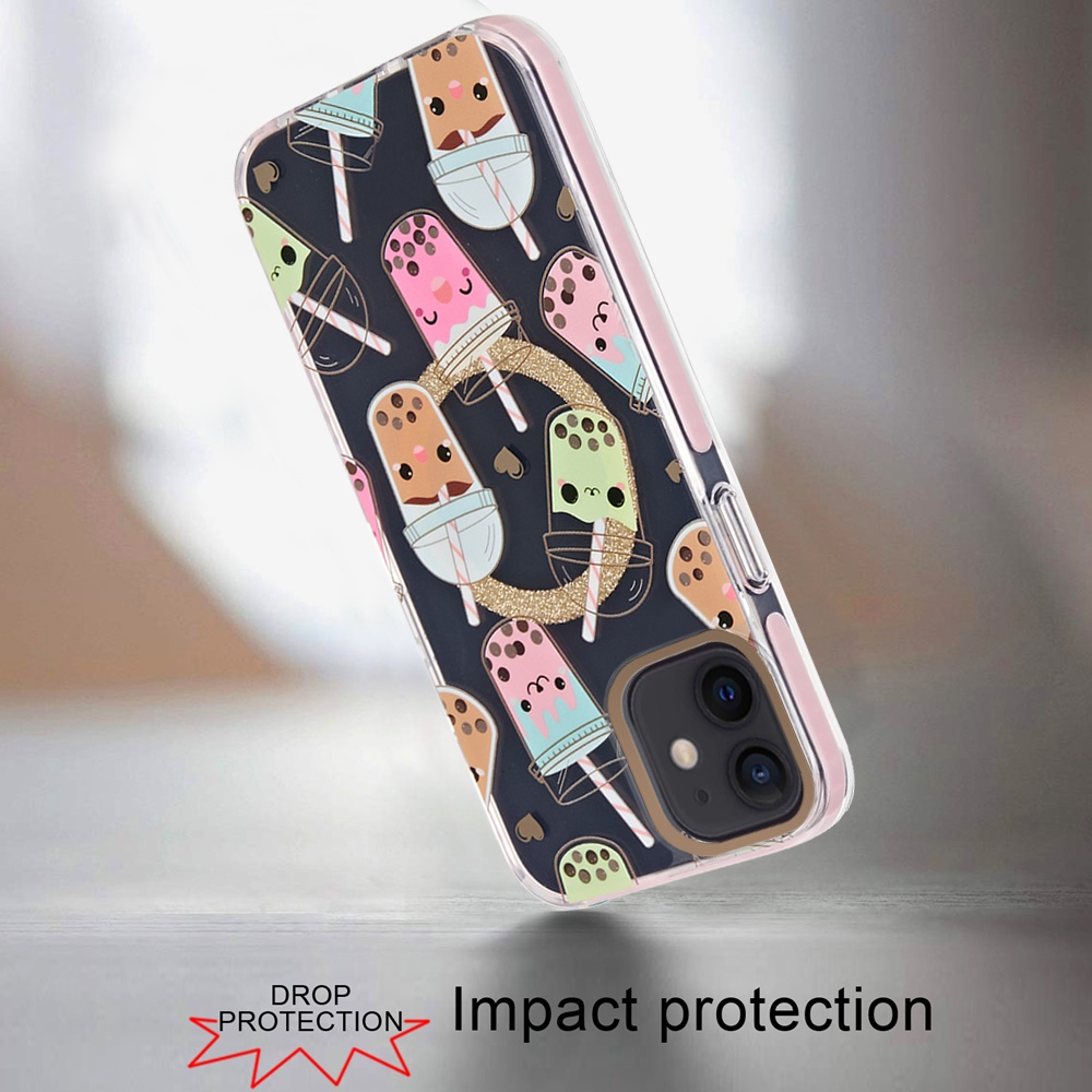 For Apple iPhone 16 Plus Floral Design Hybrid Compatible with Magsafe Case Cover - Picture 23 of 95