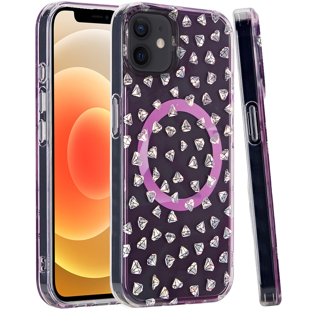 For Apple iPhone 16 Plus Floral Design Hybrid Compatible with Magsafe Case Cover - Picture 29 of 95