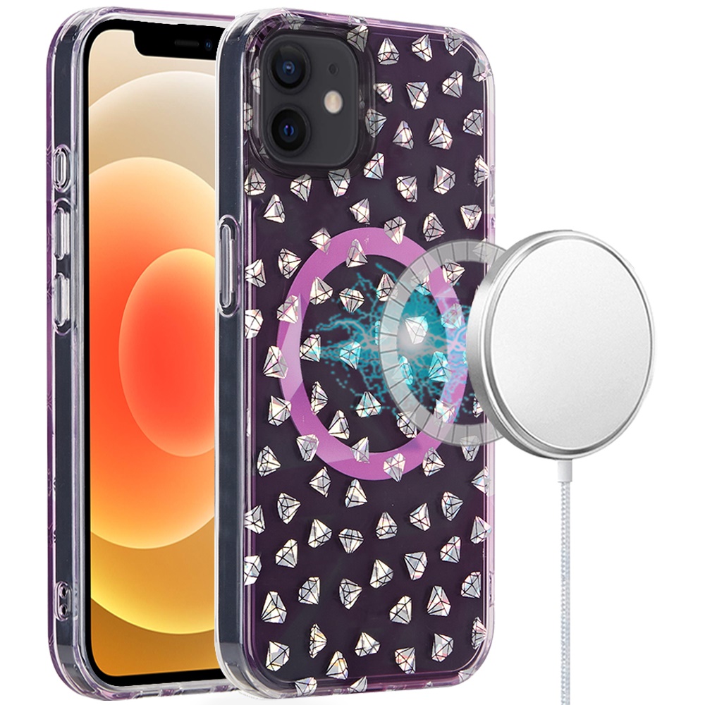 For Apple iPhone 16 Plus Floral Design Hybrid Compatible with Magsafe Case Cover - Picture 28 of 95